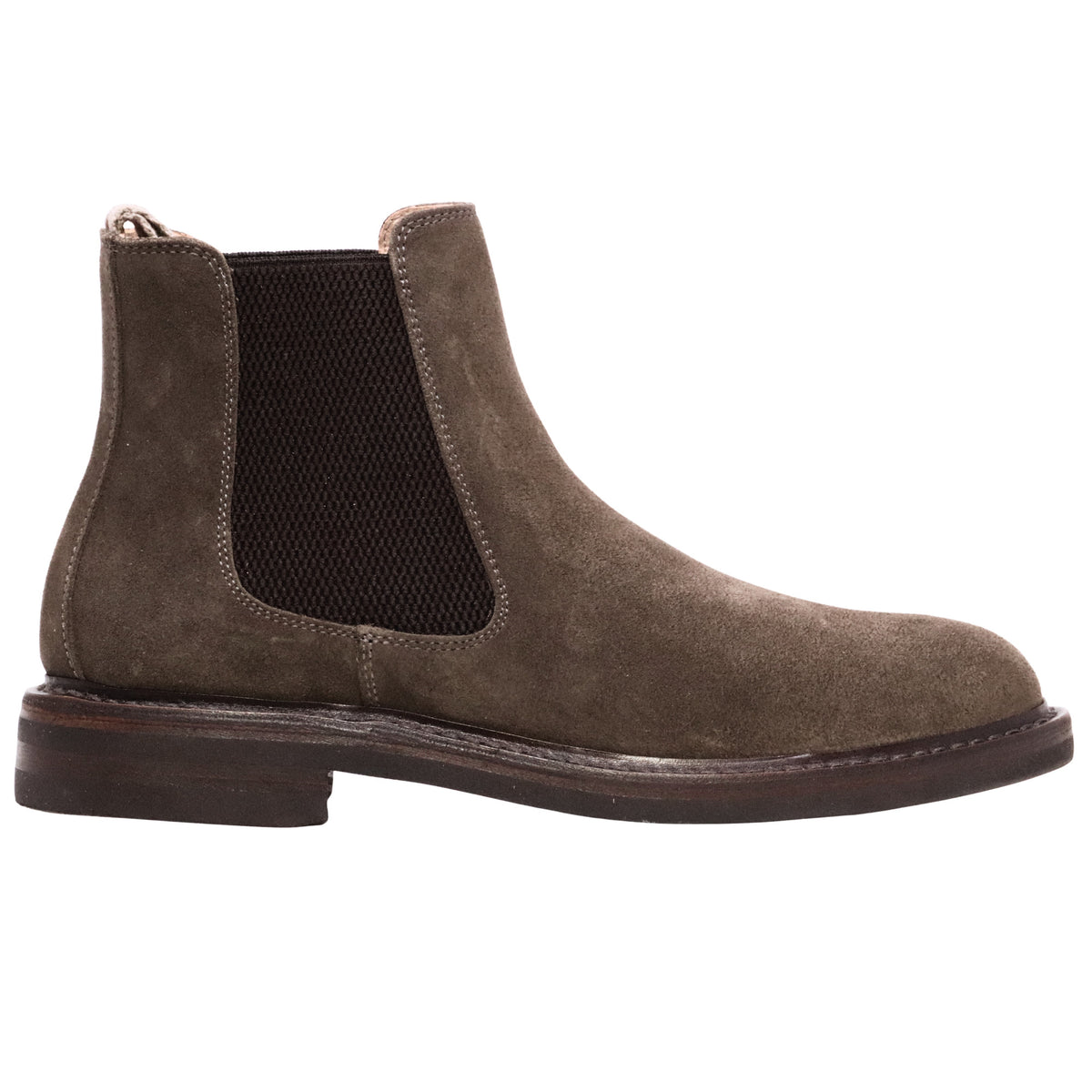 Astorflex Kudoflex 648 stivaletto Chelsea uomo in camoscio Fumo Made in Italy 