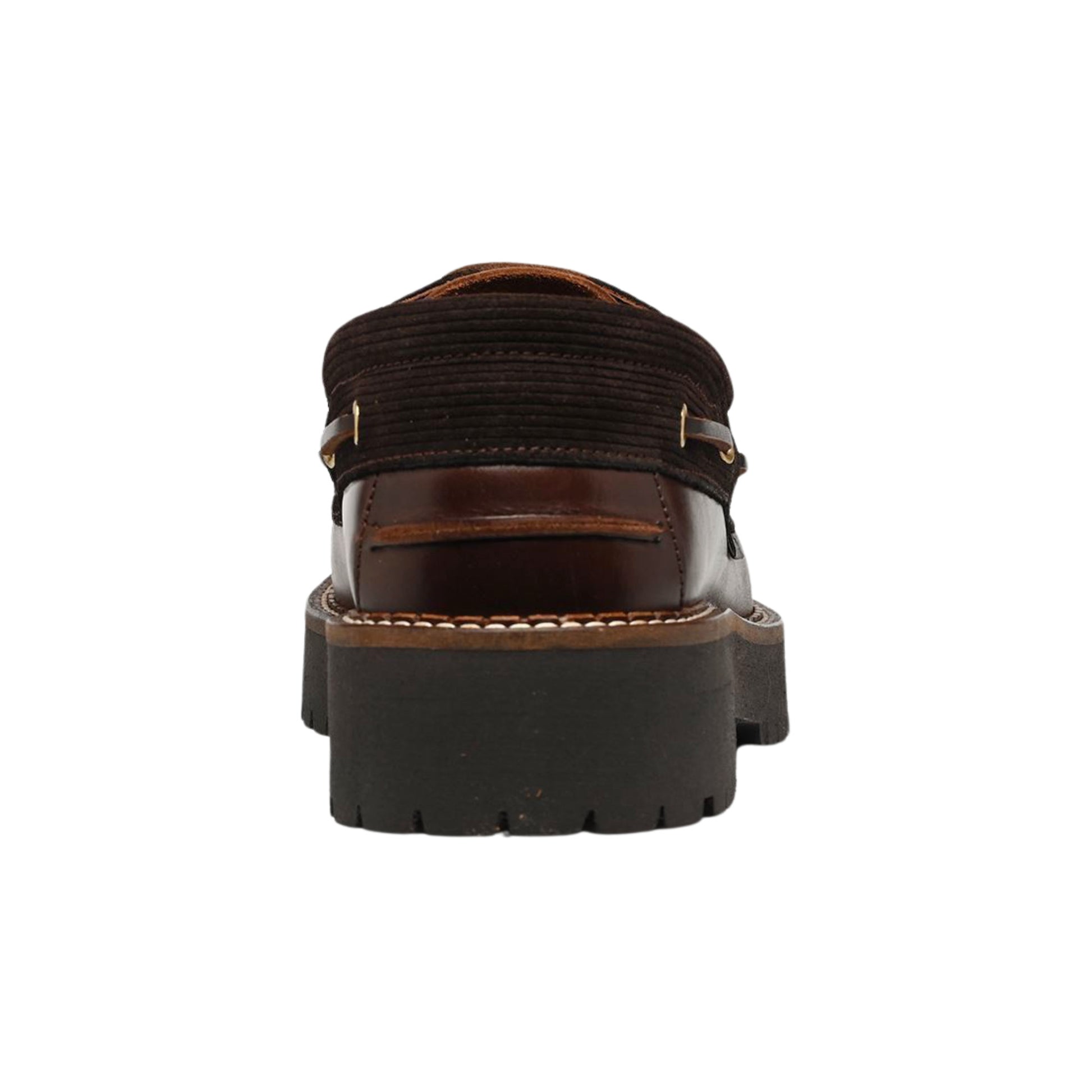 Barbour Darras Boat Shoe LFO0798 scarpa da barca donna in pelle marrone 