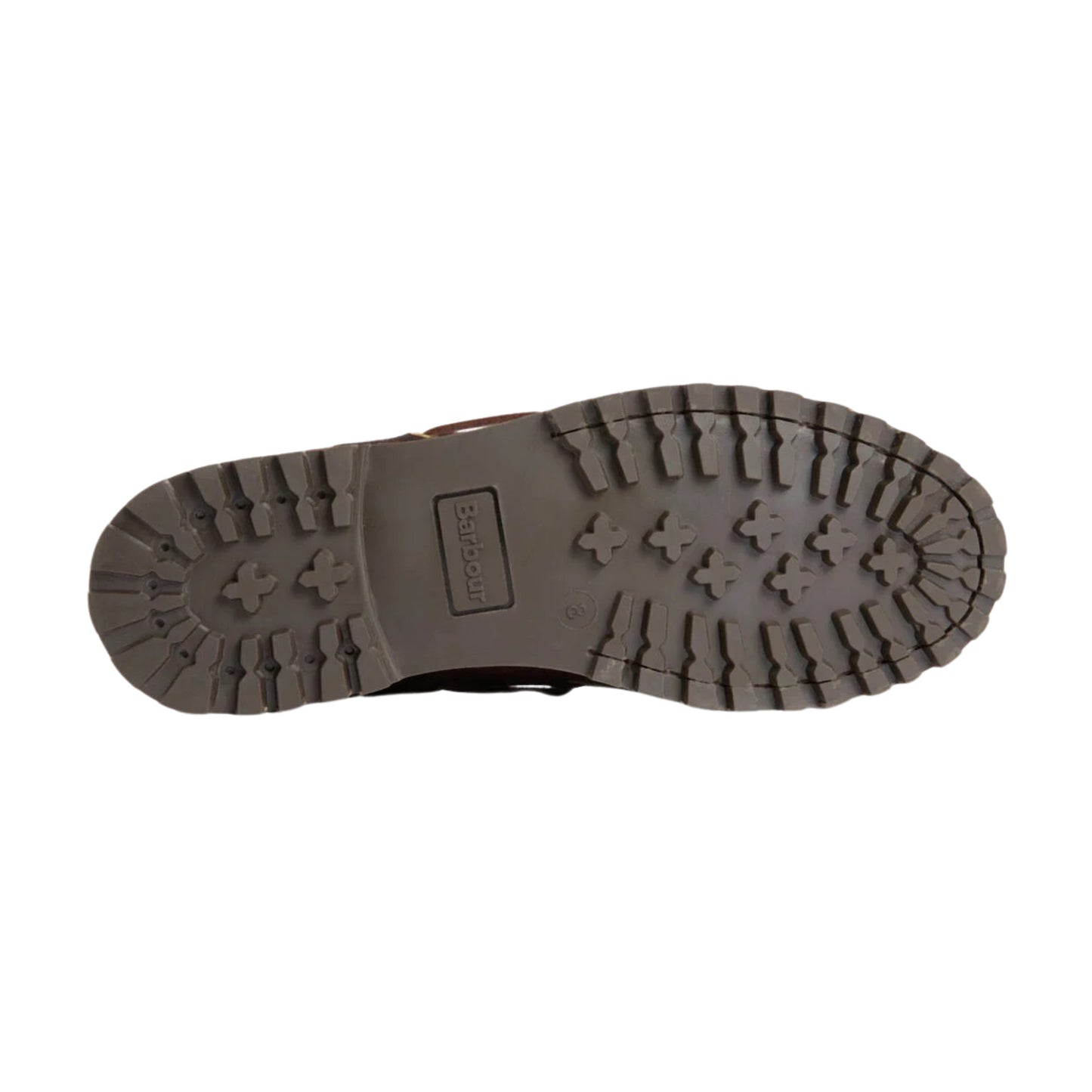 Barbour Re-Engineered Deck MFO0795 scarpa da barca uomo in pelle marrone scuro 