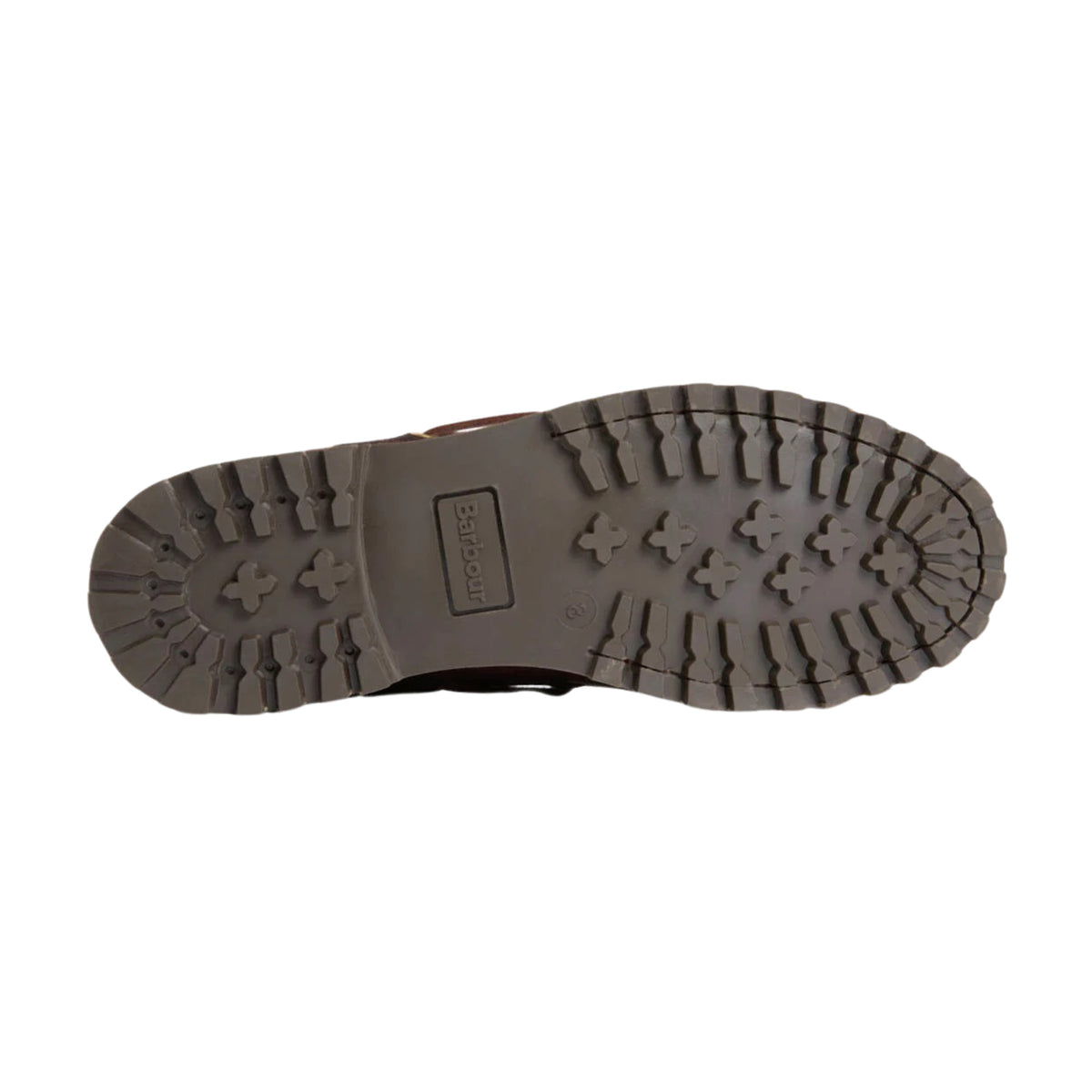 Barbour Re-Engineered Deck MFO0795 scarpa da barca uomo in pelle marrone scuro 