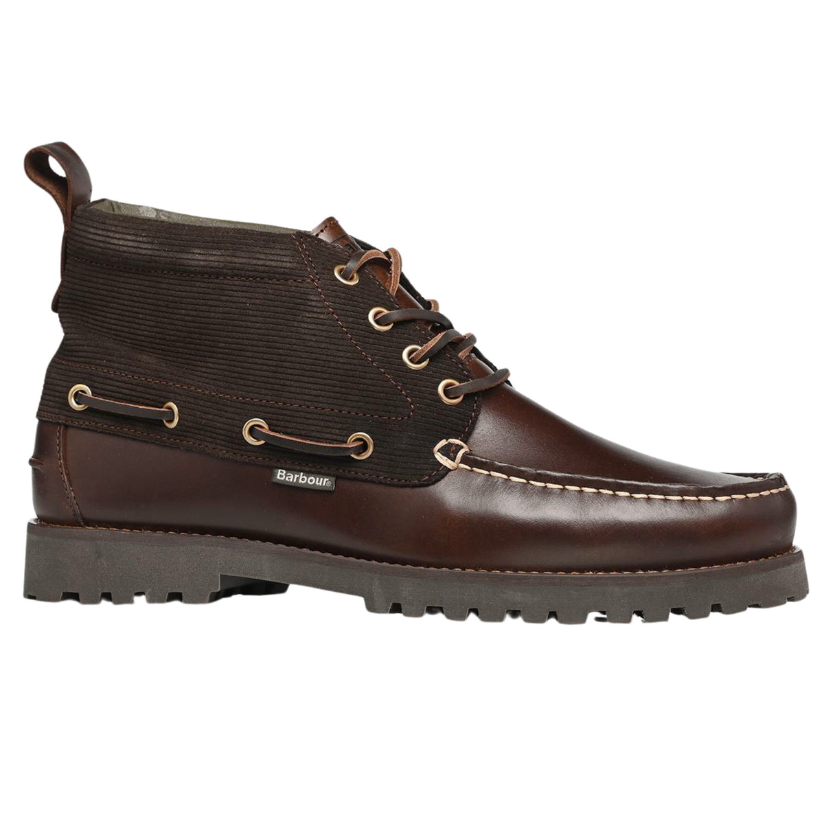 Barbour Harle Mid Chukka Boot MFO0848 stivaletto uomo in pelle marrone 