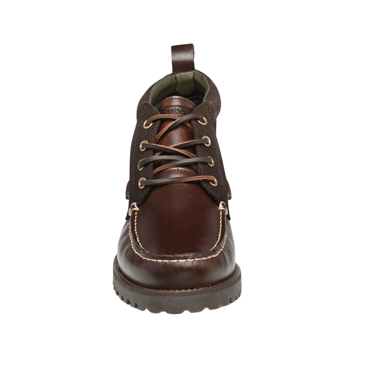 Barbour Harle Mid Chukka Boot MFO0848 stivaletto uomo in pelle marrone 