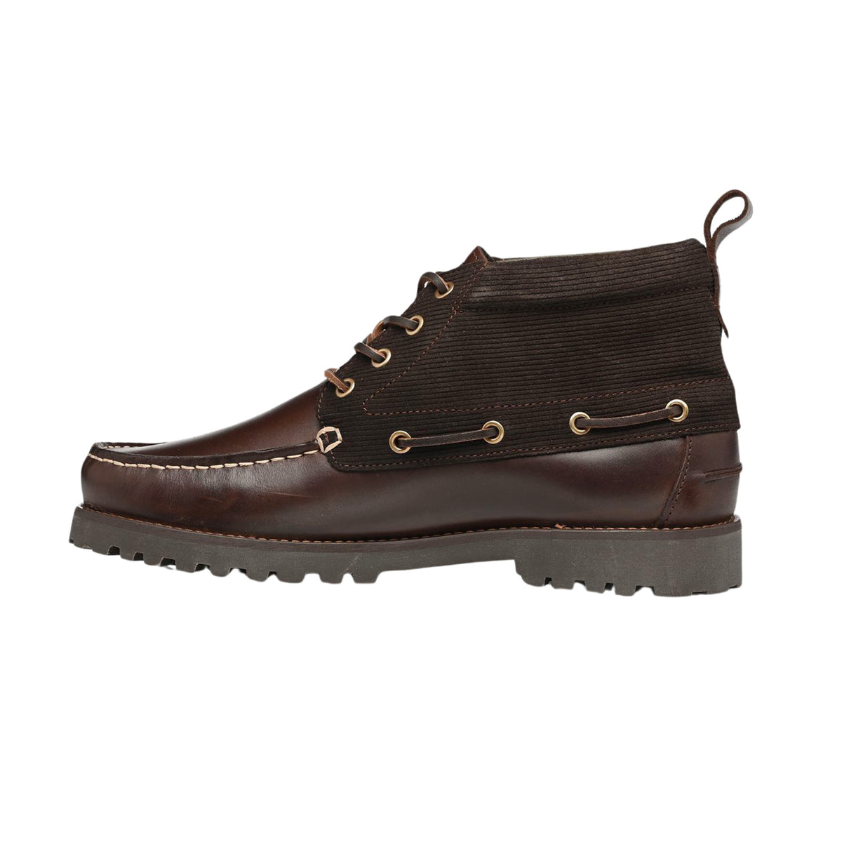 Barbour Harle Mid Chukka Boot MFO0848 stivaletto uomo in pelle marrone 