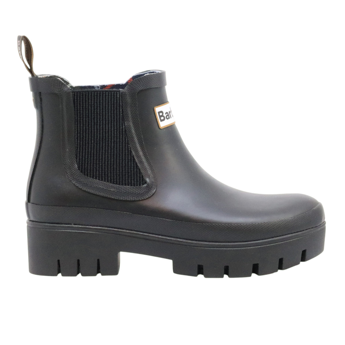 Barbour Halton LRF0100 tronchetto Chelsea donna in gomma nera 