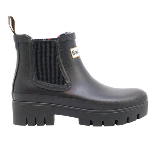 Barbour Halton LRF0100 tronchetto Chelsea donna in gomma nera 