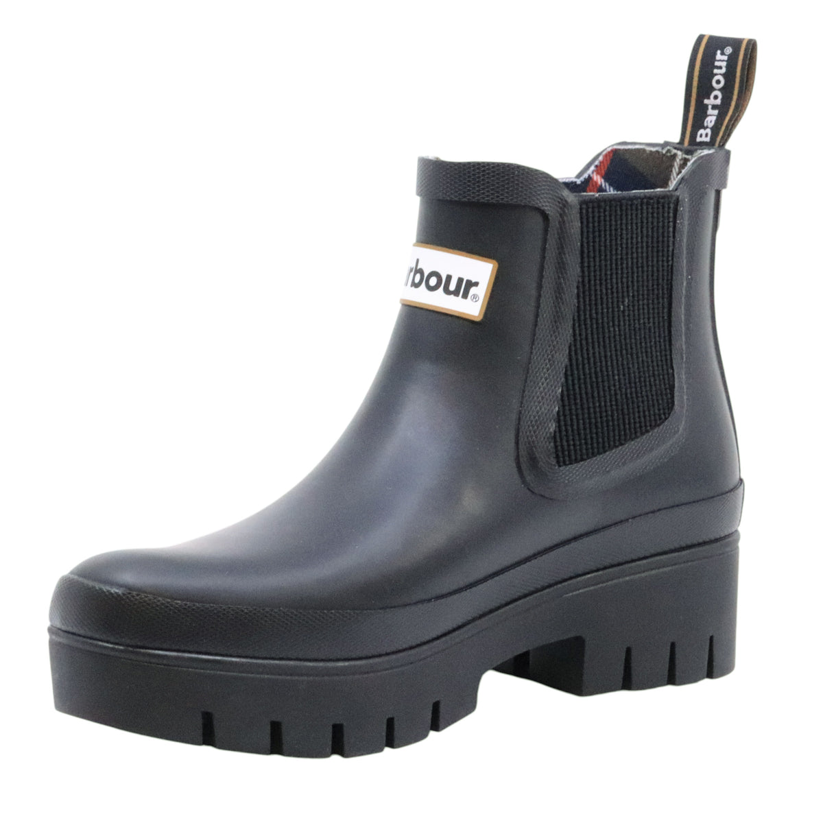 Barbour Halton LRF0100 tronchetto Chelsea donna in gomma nera 