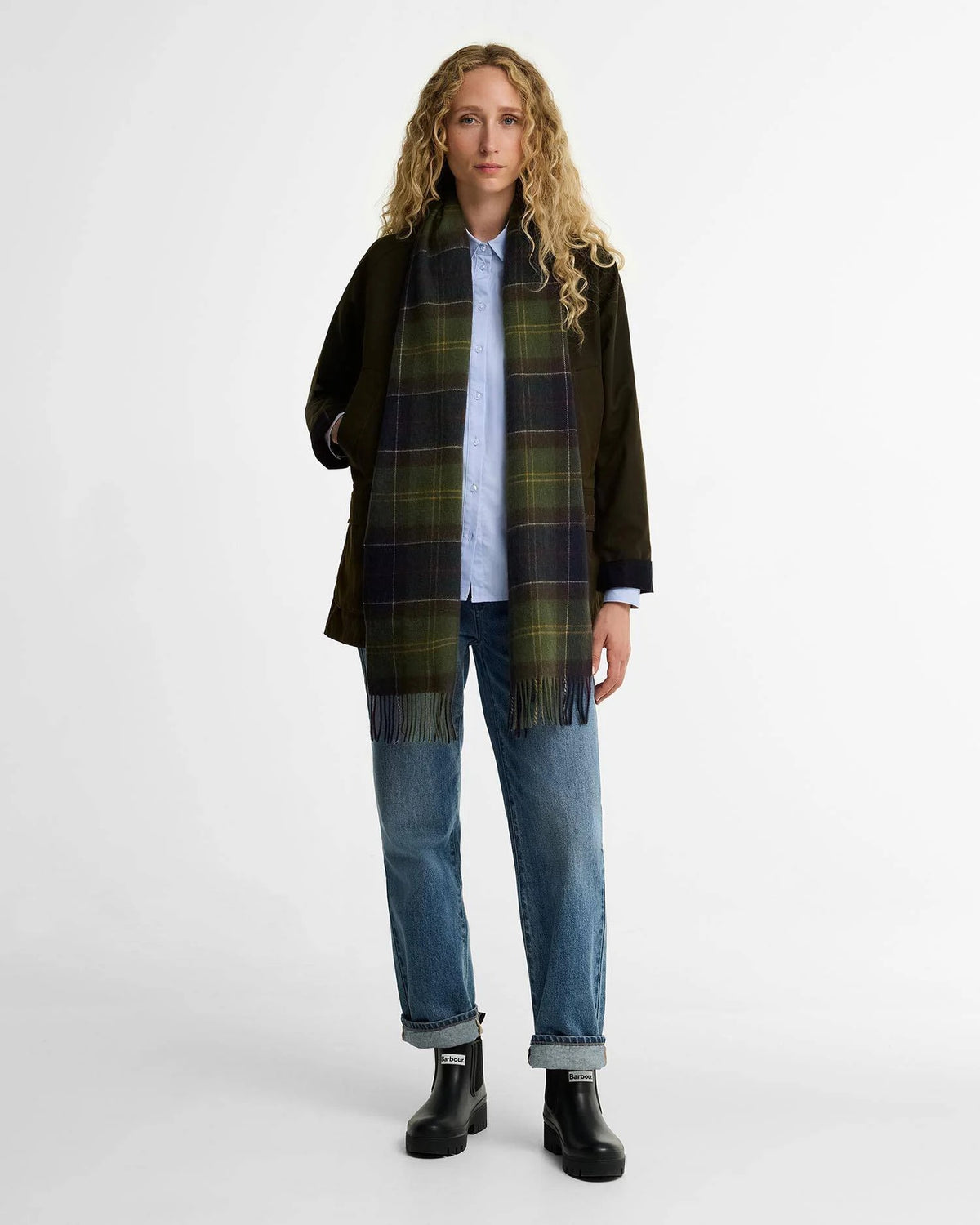 Barbour Halton LRF0100 tronchetto Chelsea donna in gomma nera 