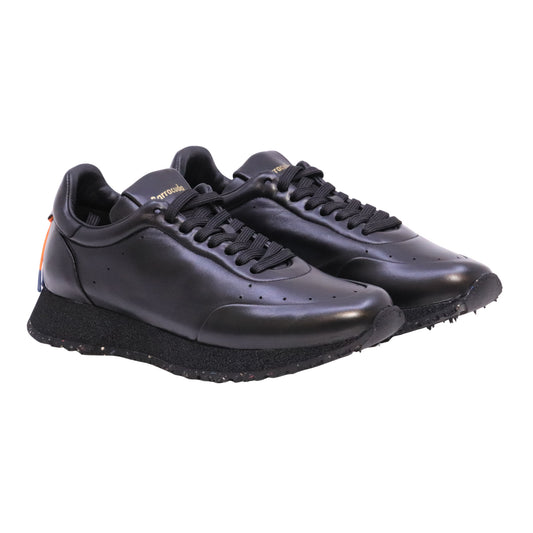 Barracuda BU3373A Nappa Baron sneaker uomo running in pelle nera 