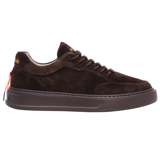 Barracuda Phoenix BU3510 sneaker uomo slip-on in camoscio Pepe marrone scuro 