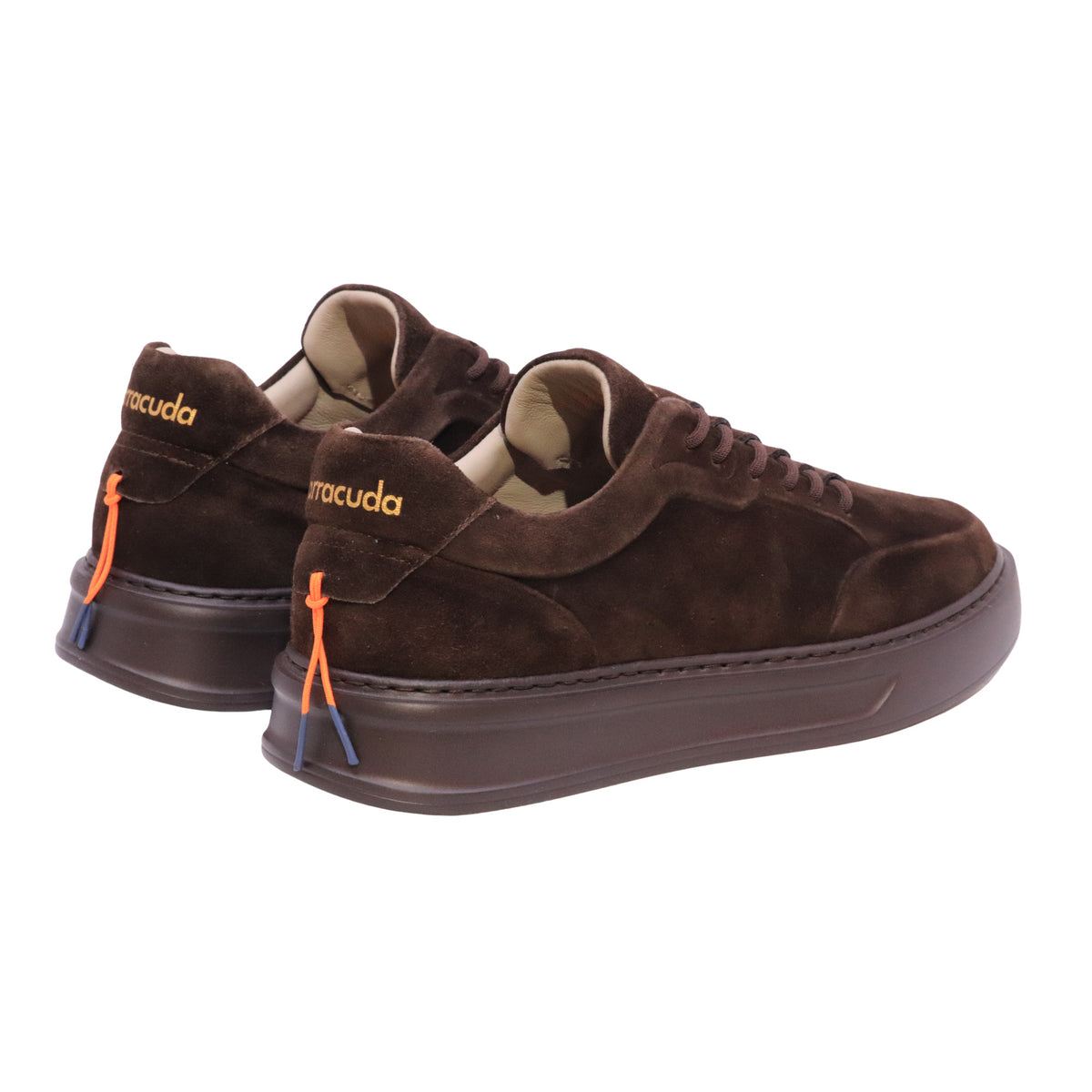 Barracuda Phoenix BU3510 sneaker uomo slip-on in camoscio Pepe marrone scuro 