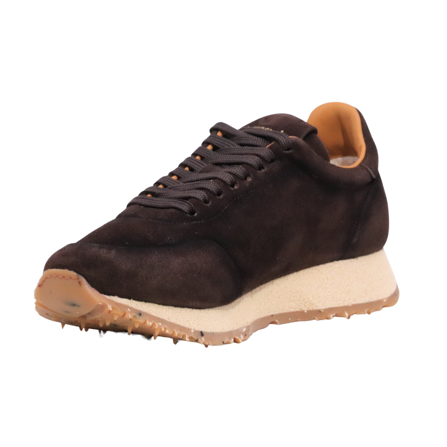 Barracuda BU3630A sneaker uomo in camoscio marrone con fondo running 