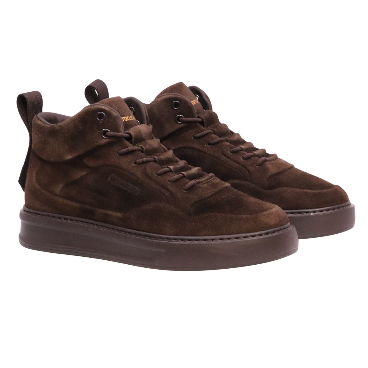 Barracuda Phoenix Mid BU3652 Pepe sneaker alta uomo in camoscio marrone 