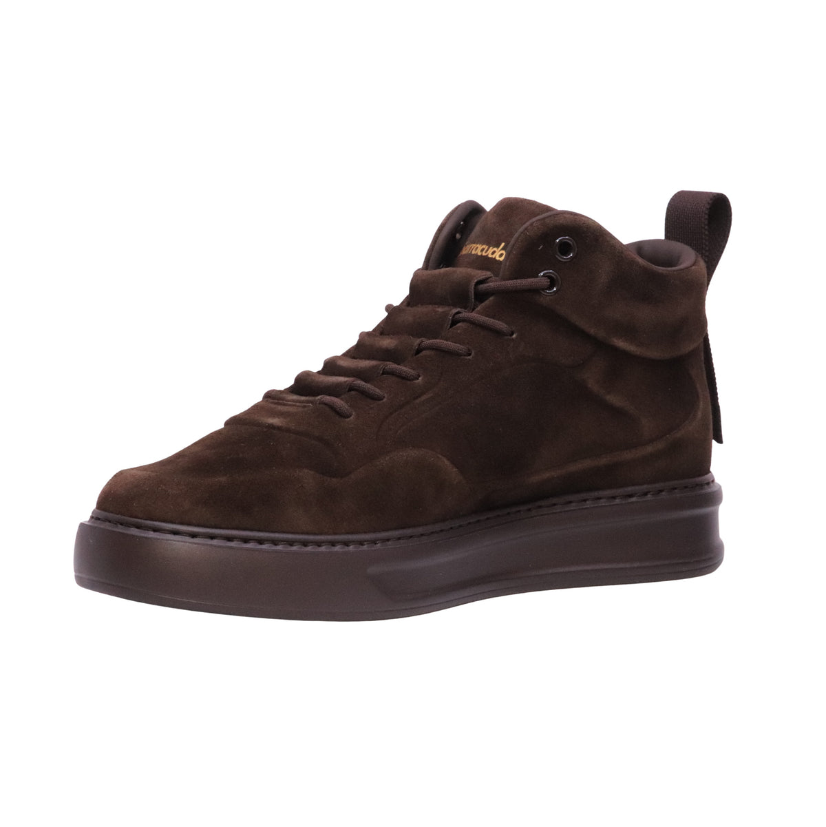 Barracuda Phoenix Mid BU3652 Pepe sneaker alta uomo in camoscio marrone 