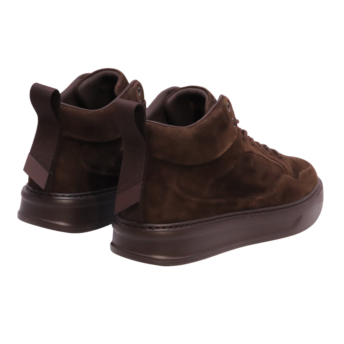 Barracuda Phoenix Mid BU3652 Pepe sneaker alta uomo in camoscio marrone 