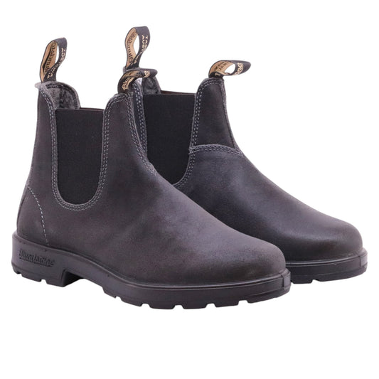 Blundstone 1910 Steel Grey stivaletto Chelsea unisex in camoscio cerato grigio 