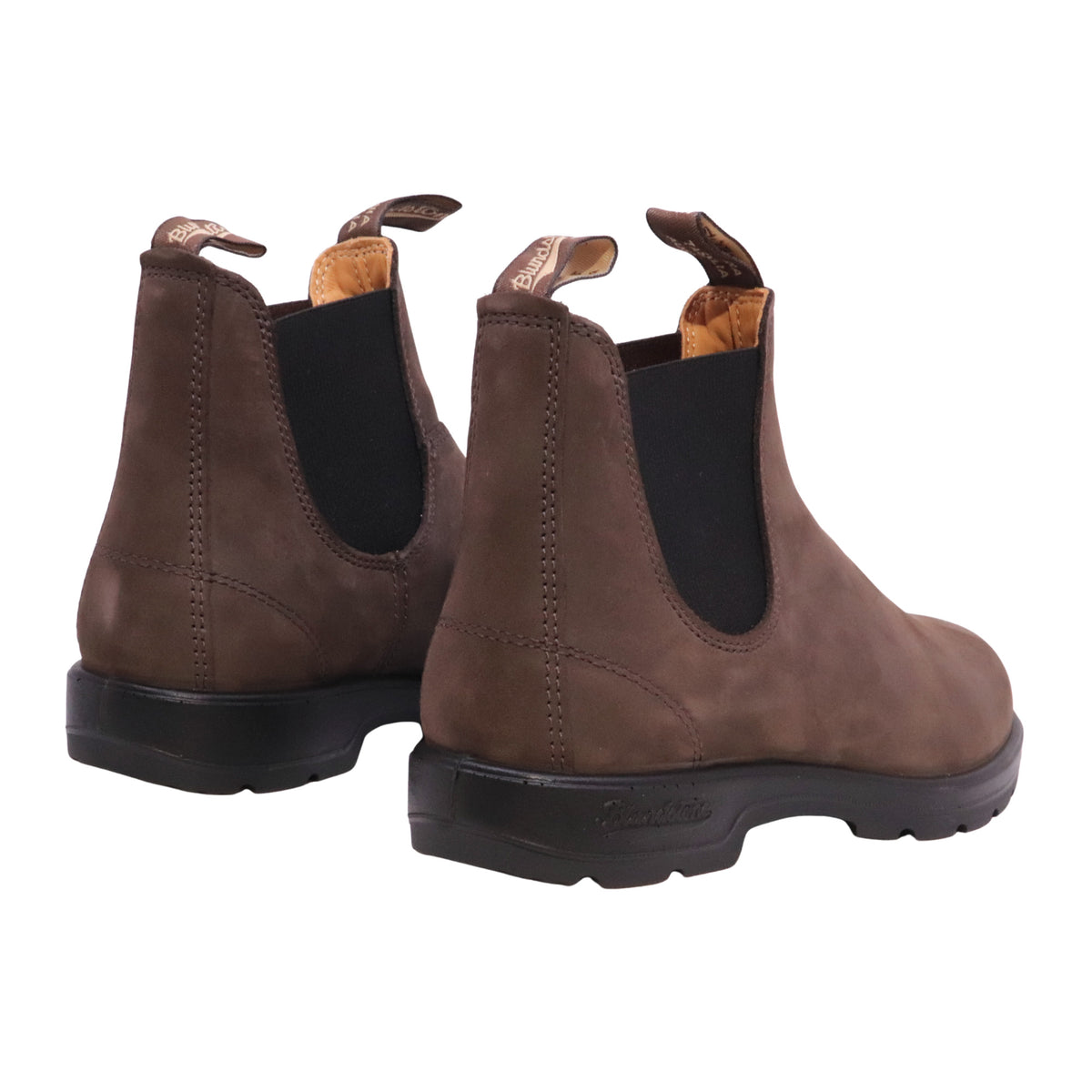 Blundstone 2345 Brown & Black stivaletto Chelsea unisex in nabuk marrone 