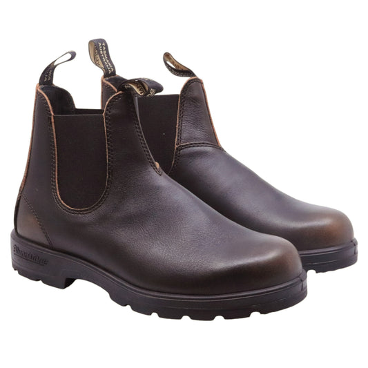 Blundstone 2440 Classic Vintage Brown Chelsea boot uomo in pelle marrone<BR/> 