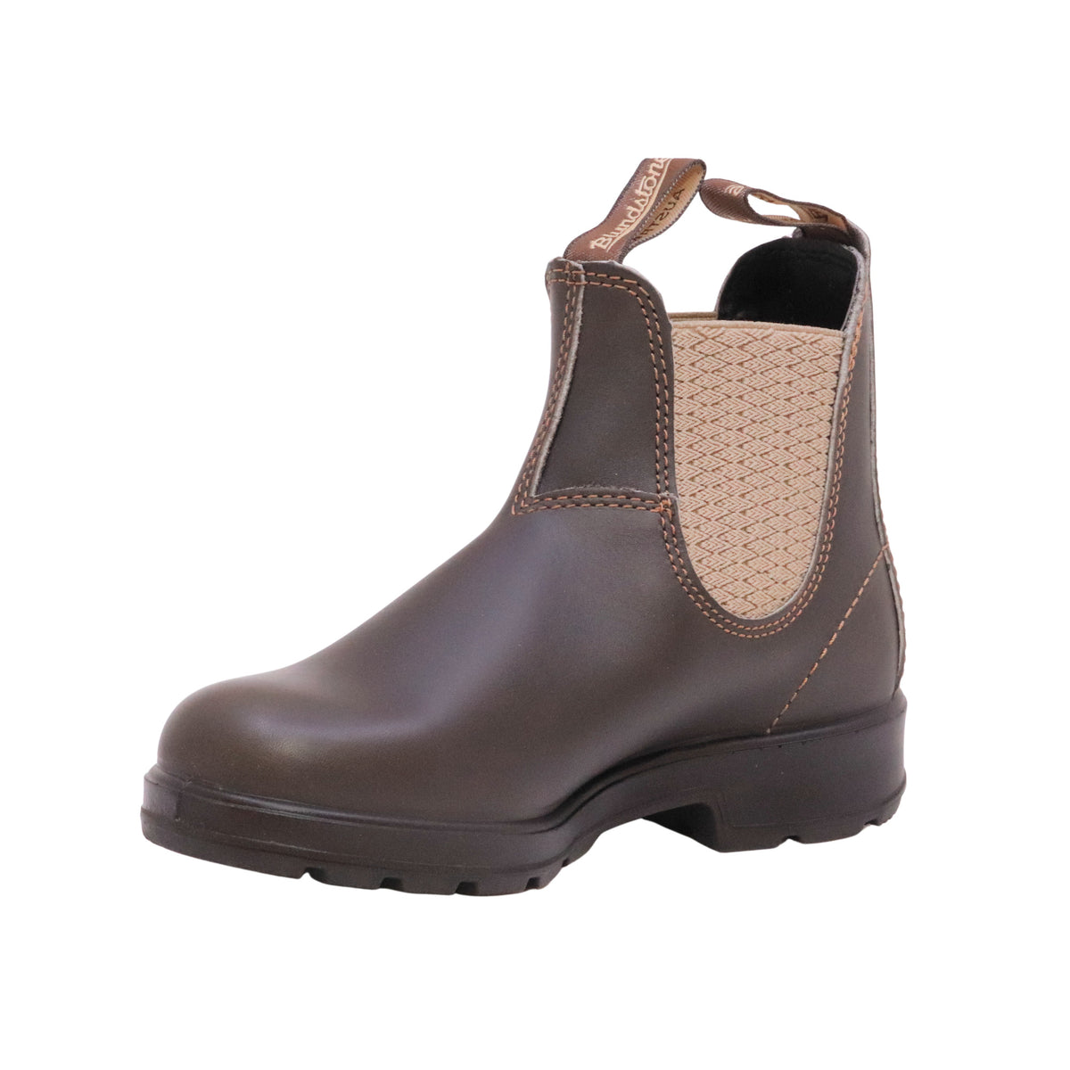 Blundstone 2603 Brown/Sand stivaletto Chelsea unisex in pelle marrone con elastici sabbia 