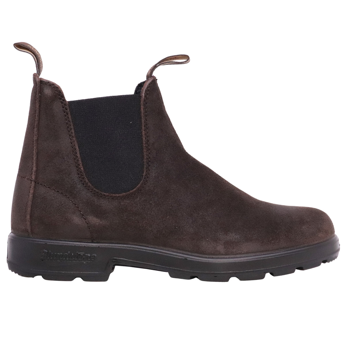 Blundstone 2610 Originals Dark Brown Chelsea boot unisex in camoscio cerato marrone scuro 