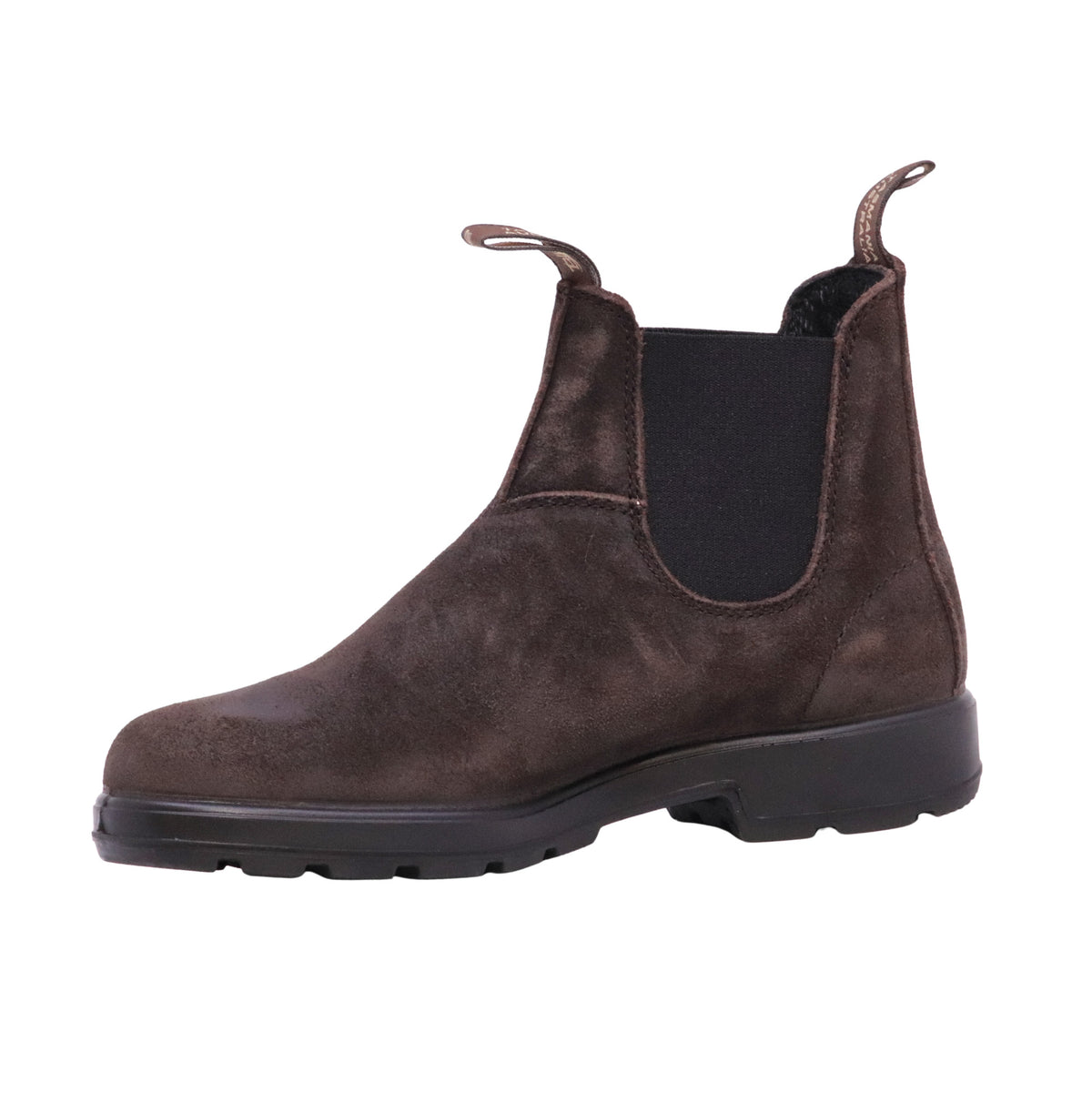 Blundstone 2610 Originals Dark Brown Chelsea boot unisex in camoscio cerato marrone scuro 