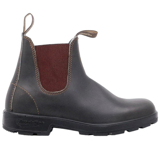 Blundstone 500 Stout Brown stivaletto Chelsea unisex in pelle marrone 
