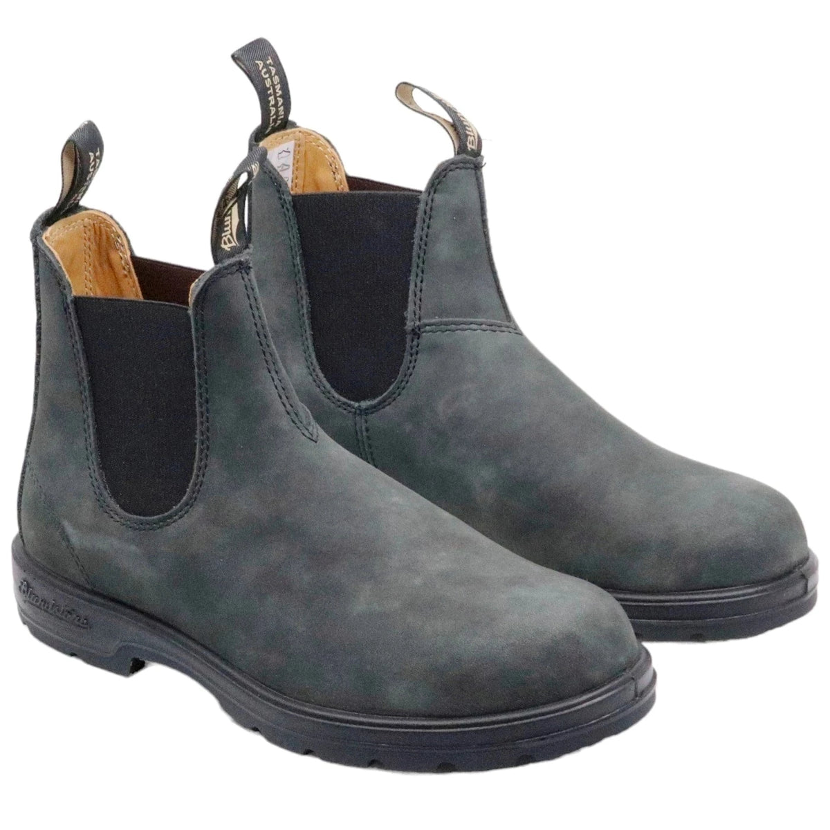 Blundstone 587 Rustic Black stivaletto Chelsea unisex in pelle nera<BR/> 