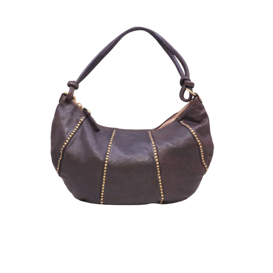 Campomaggi Sole C045930 borsa monospalla grande donna in pelle testa di moro 