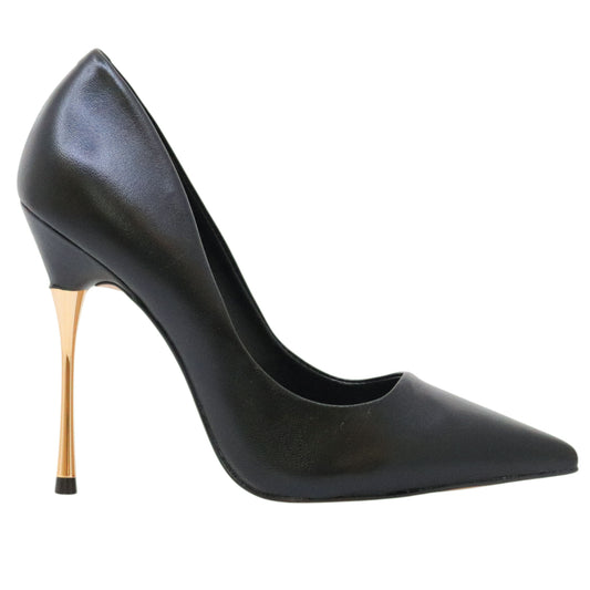 Carrano 143101 décolleté donna in pelle nera 