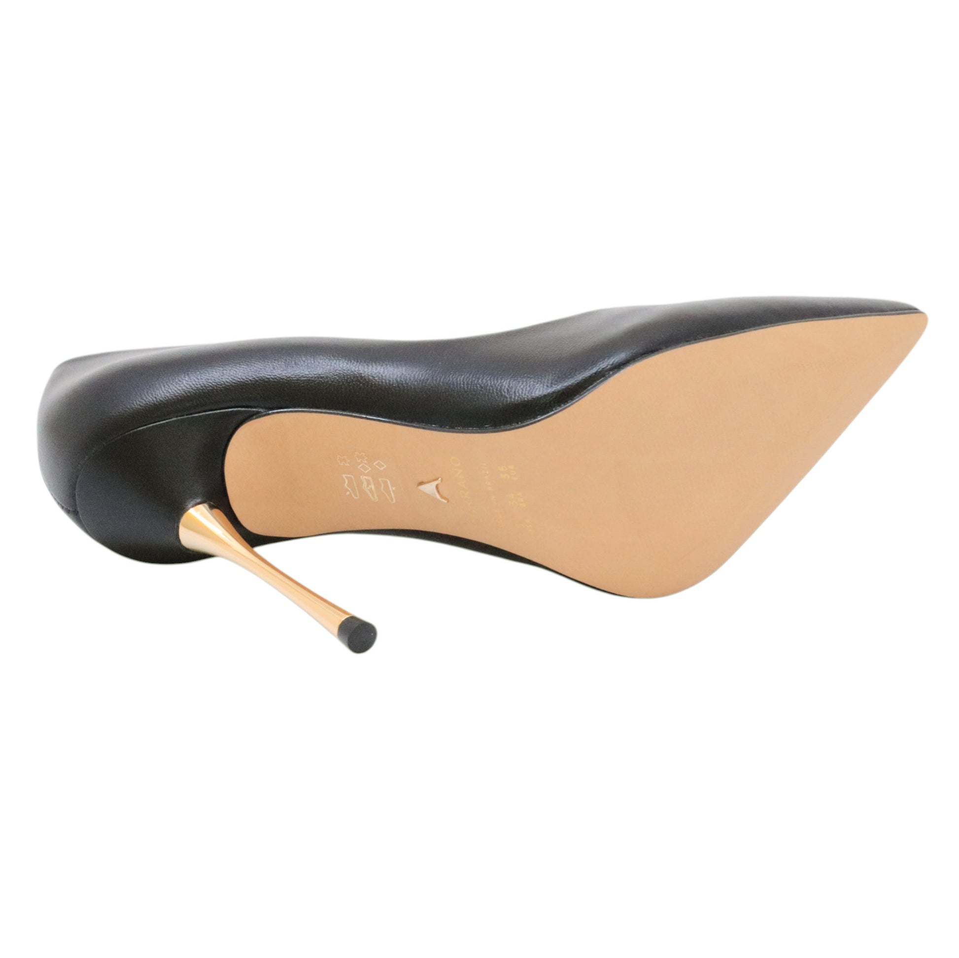 Carrano 143101 décolleté donna in pelle nera 