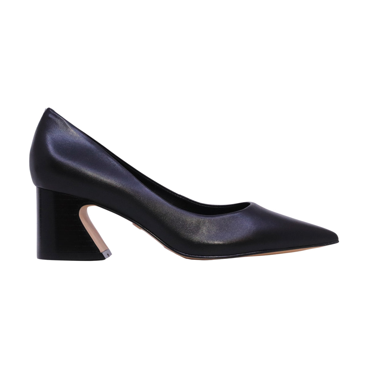 Carrano 721001 Mestico Black décolleté donna in pelle nera con tacco largo 6 cm 