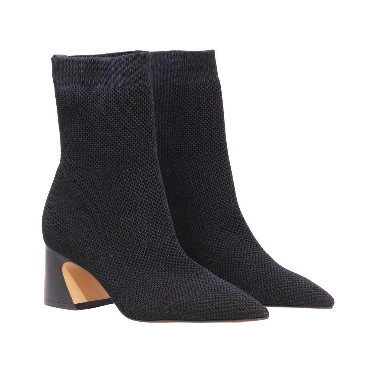 Carrano 721005 Knit Nero stivaletto donna elasticizzato nero con tacco 6 cm 