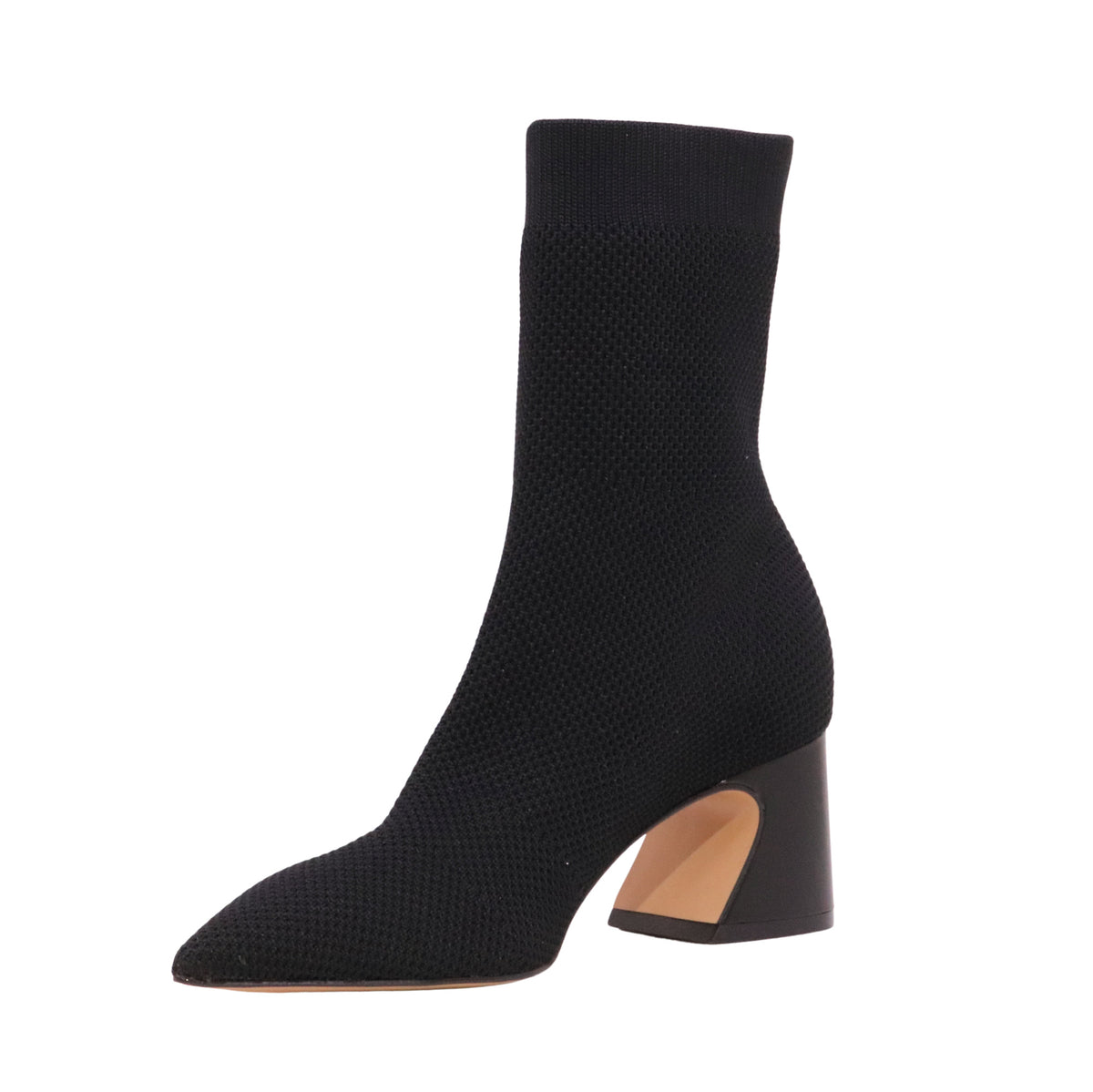 Carrano 721005 Knit Nero stivaletto donna elasticizzato nero con tacco 6 cm 