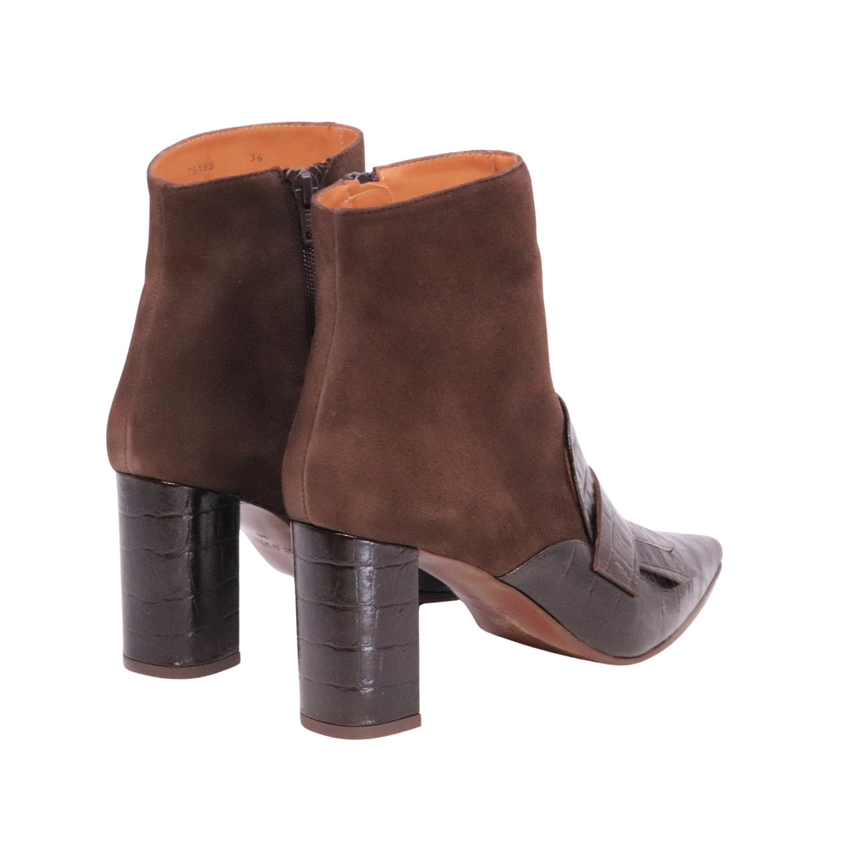 Chie Mihara Audri Moro Cocco stivaletto donna in camoscio e pelle cocco marrone 