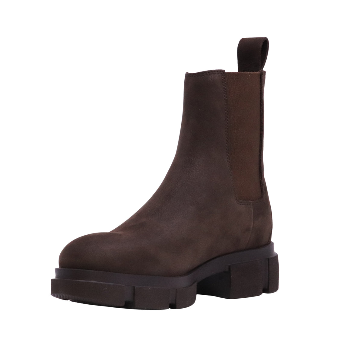 Copenhagen Studios CPH570 Nabuc Chocolate Chelsea boot donna in nabuk marrone 