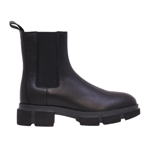 Copenhagen Studios CPH570 Vitello Black Chelsea boot donna in pelle nera 