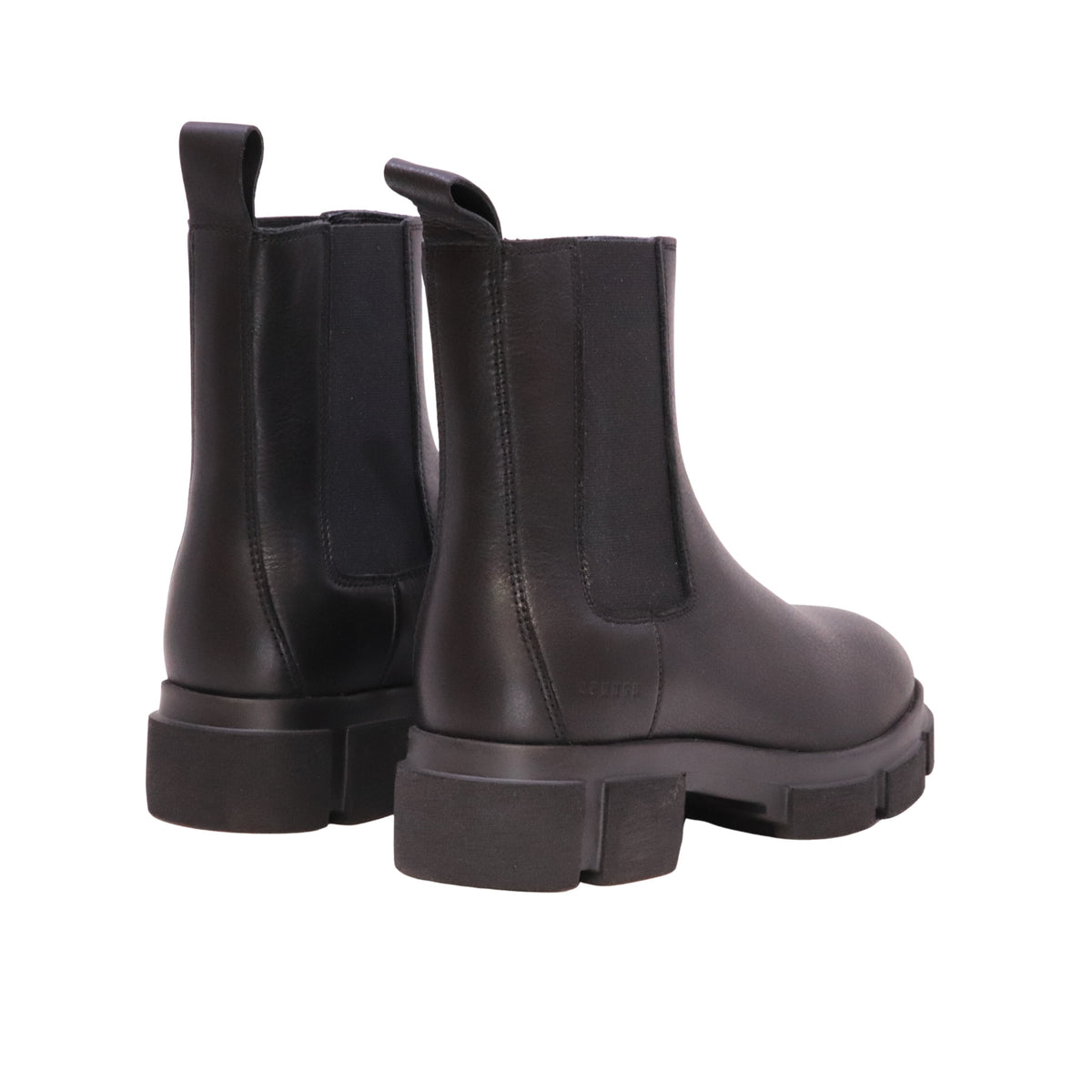 Copenhagen Studios CPH570 Vitello Black Chelsea boot donna in pelle nera 