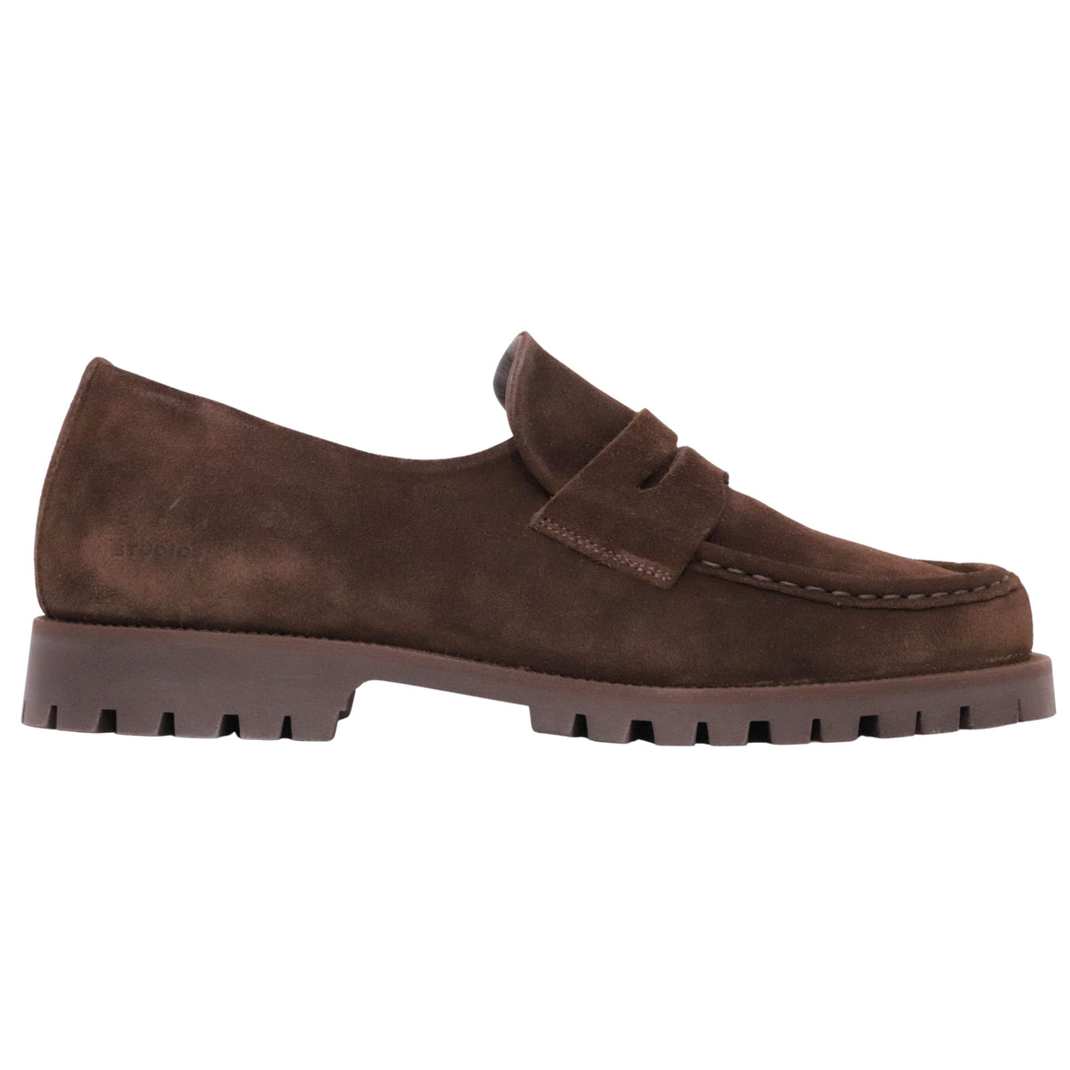 Copenhagen Studios CPH848 mocassino uomo in camoscio marrone Chocolate 
