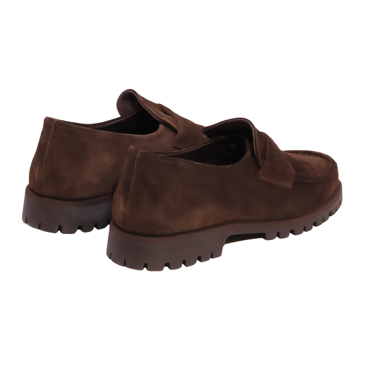 Copenhagen Studios CPH848 mocassino uomo in camoscio marrone Chocolate 