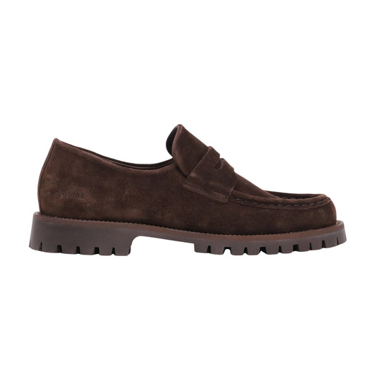 Copenhagen Studios CPH848 Suede Chocolate mocassino donna in camoscio marrone 