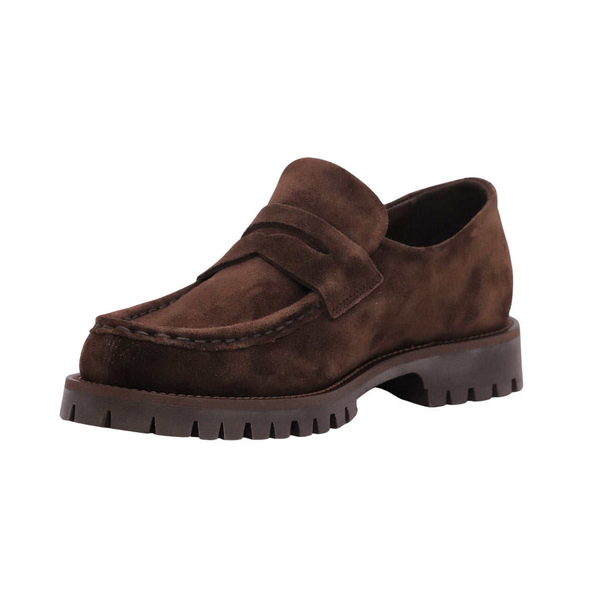 Copenhagen Studios CPH848 Suede Chocolate mocassino donna in camoscio marrone 