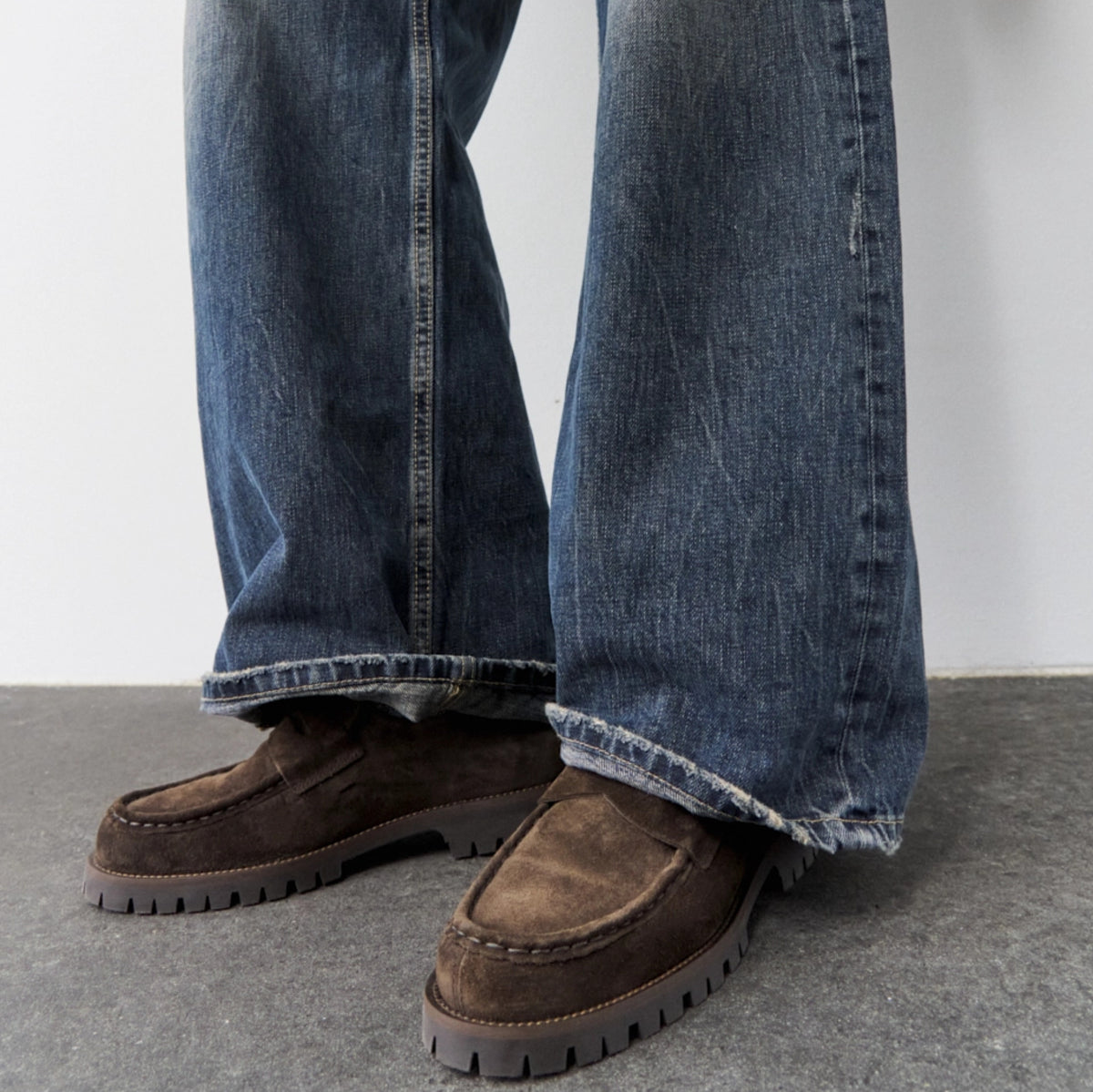 Copenhagen Studios CPH848 Suede Chocolate mocassino donna in camoscio marrone 