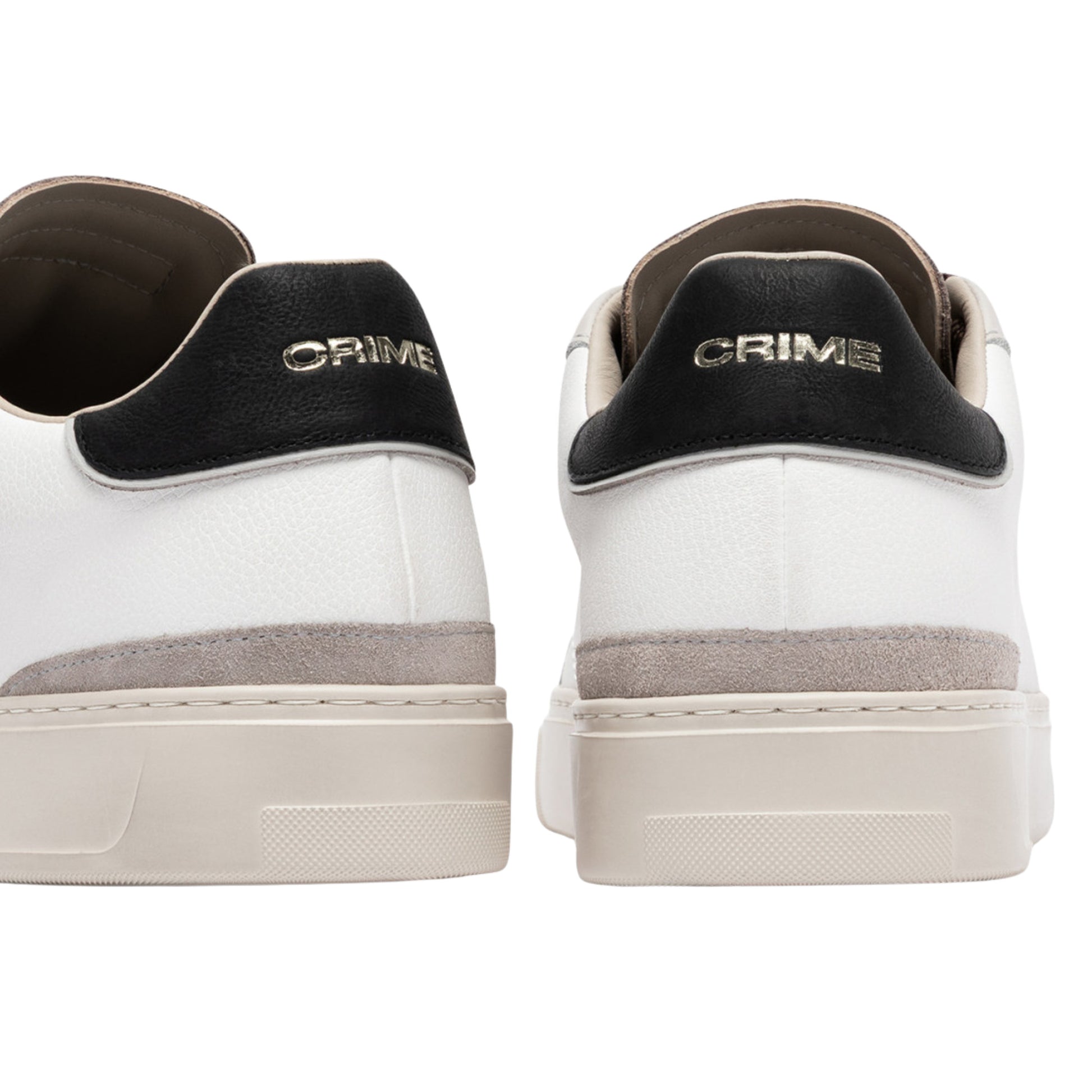 Crime London Blade Frost Clay 10701 sneaker uomo in pelle bianca 