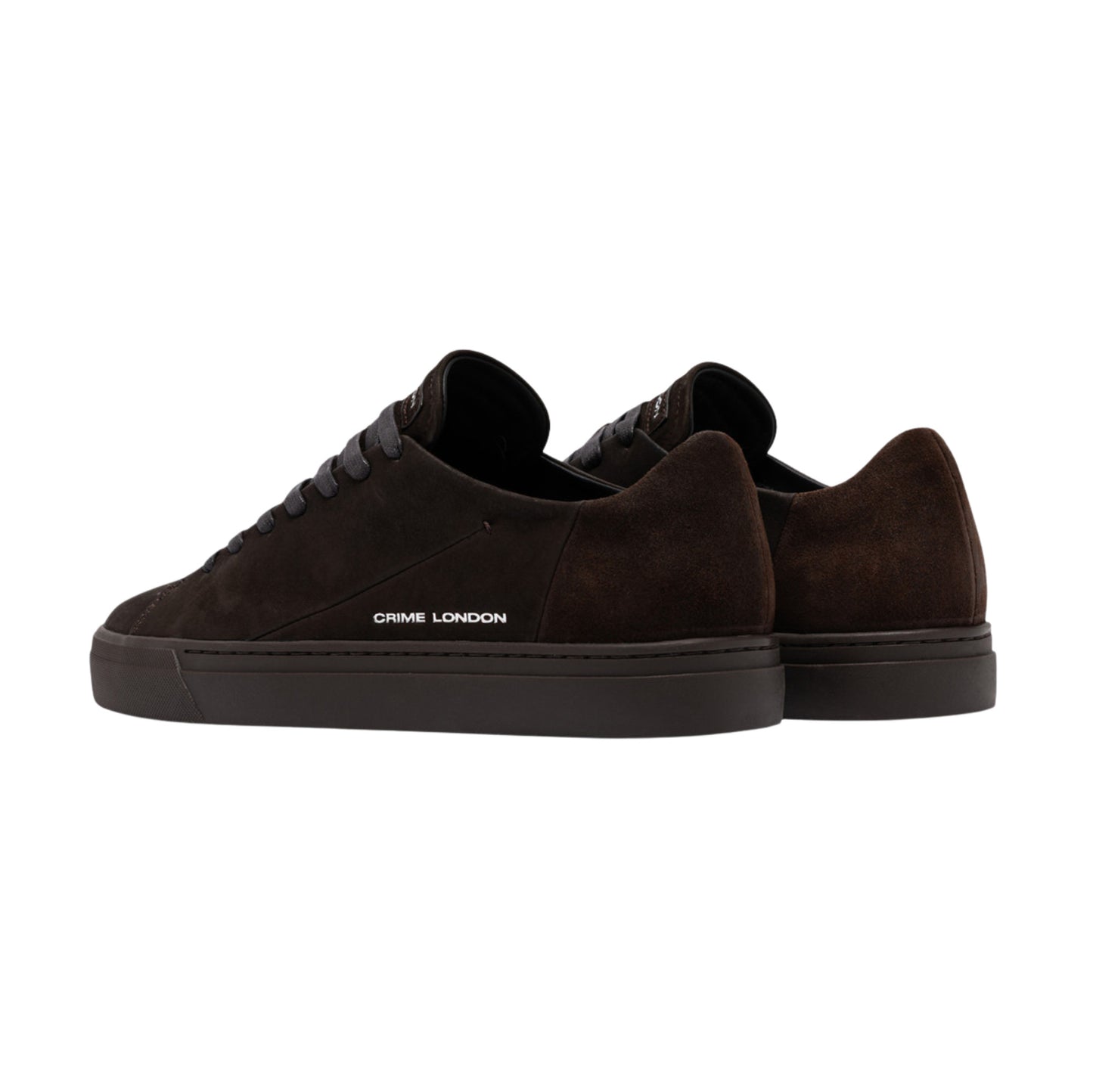 Crime London Amuse Dark Brown 10805 sneaker uomo in camoscio marrone 