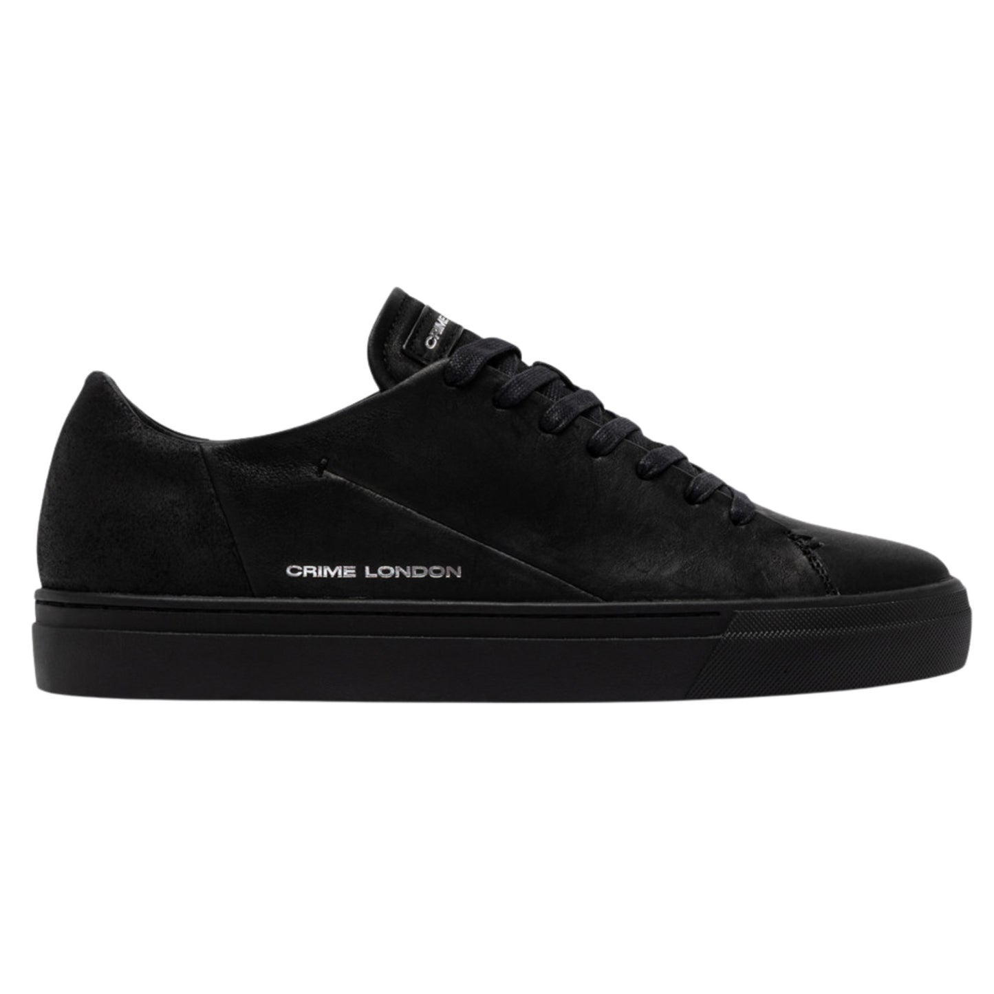 Crime London Amuse Obsidian Black 10806 sneaker uomo in camoscio nero 