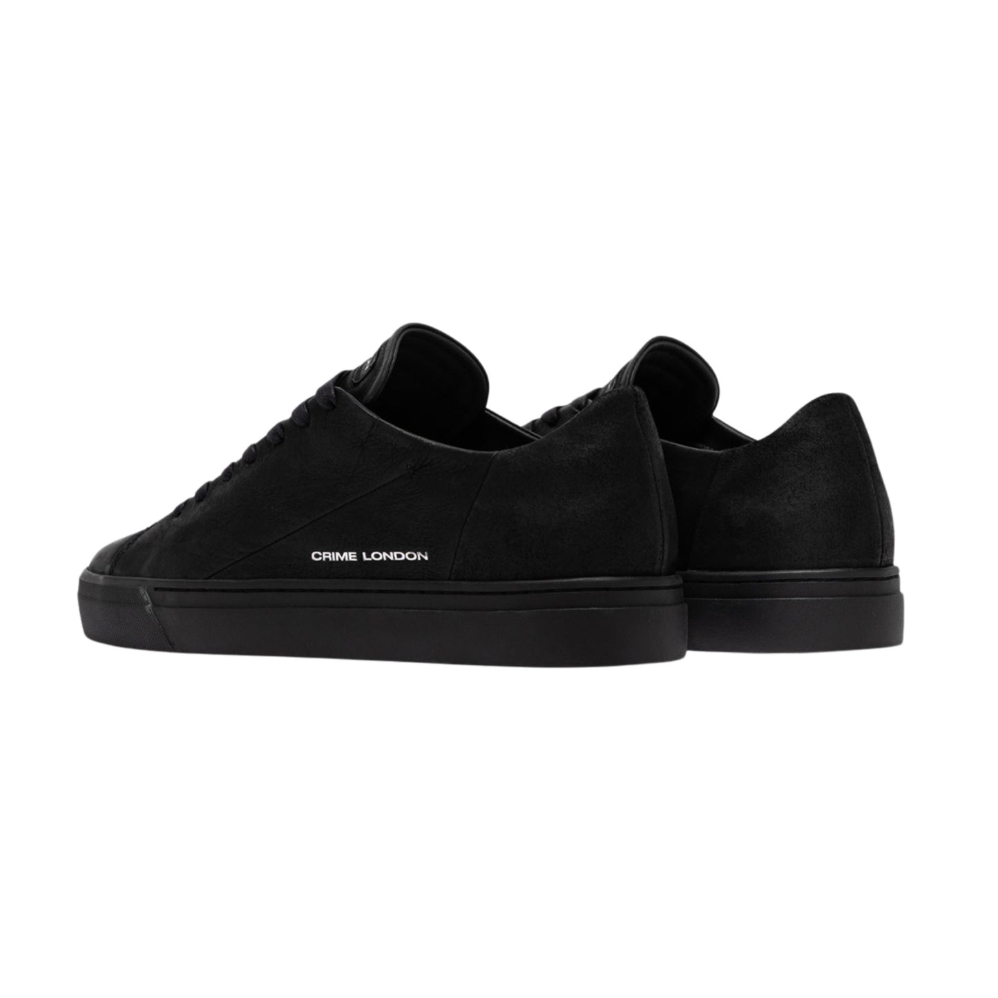 Crime London Amuse Obsidian Black 10806 sneaker uomo in camoscio nero 