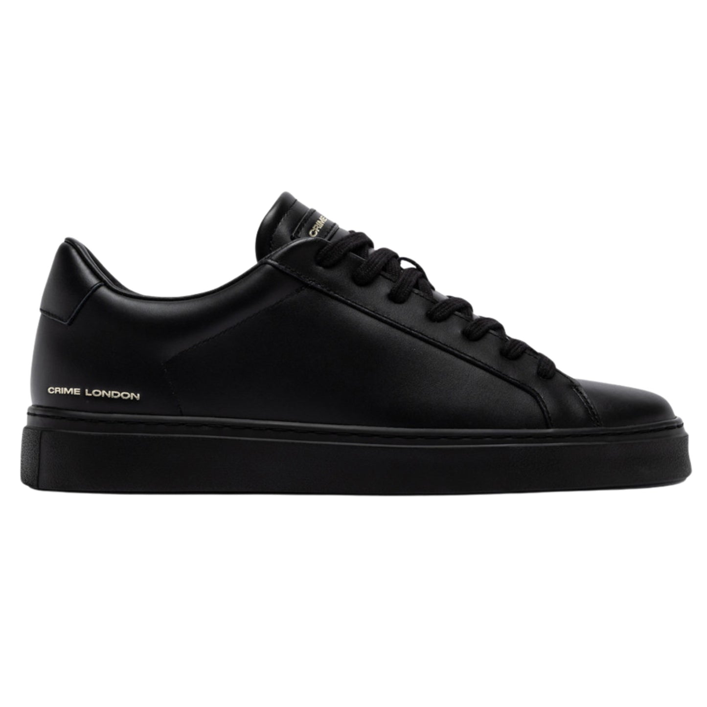 Crime London Superlight Black Dusk 10909 sneaker uomo in pelle nera 