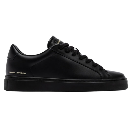 Crime London Superlight Black Dusk 10909 sneaker uomo in pelle nera 