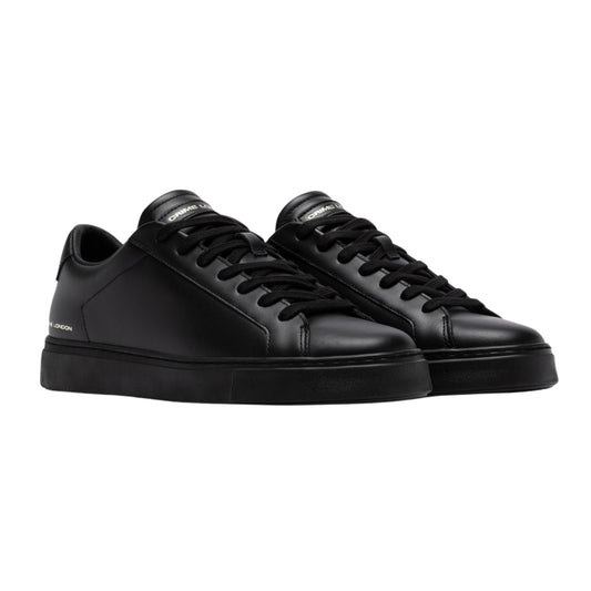 Crime London Superlight Black Dusk 10909 sneaker uomo in pelle nera 