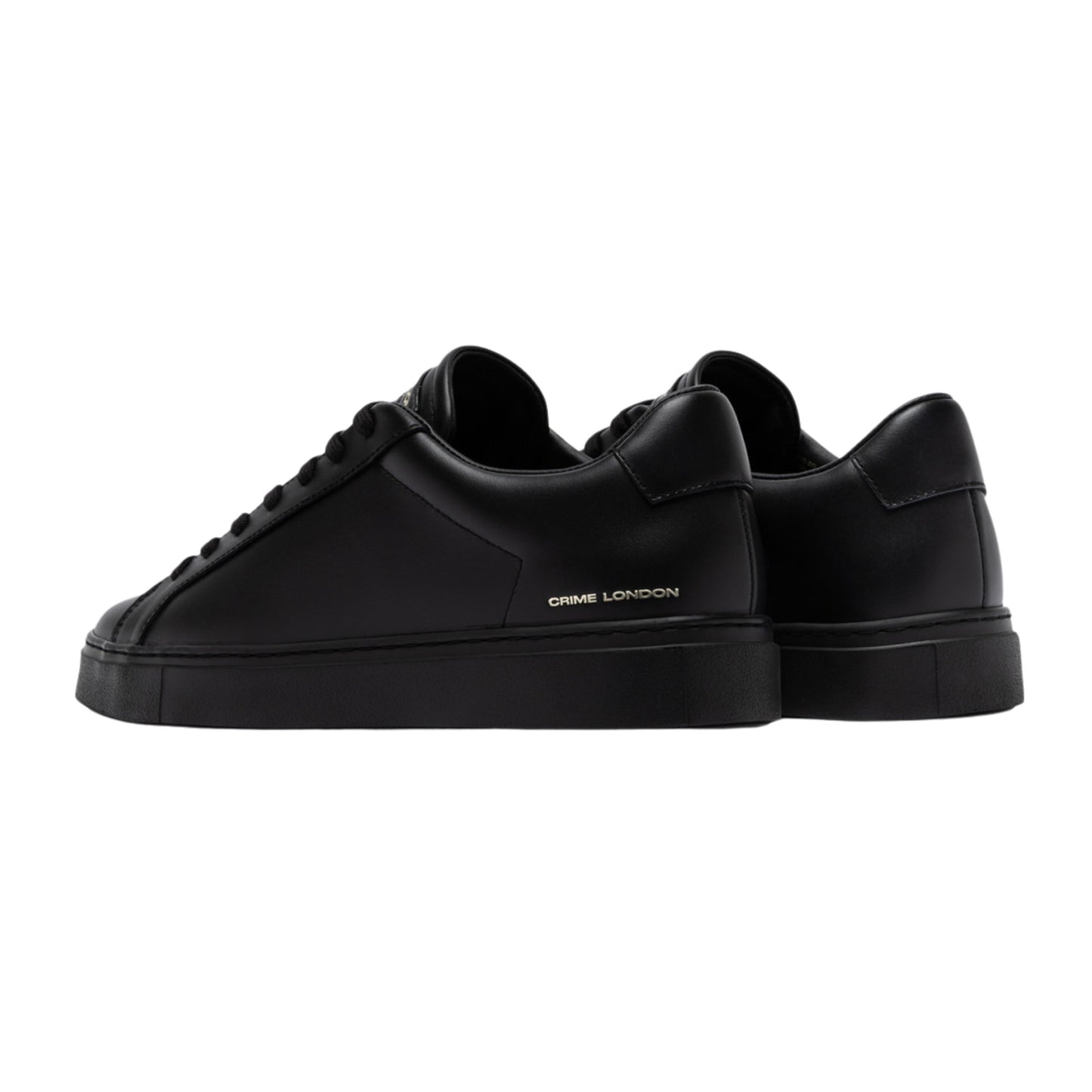 Crime London Superlight Black Dusk 10909 sneaker uomo in pelle nera 