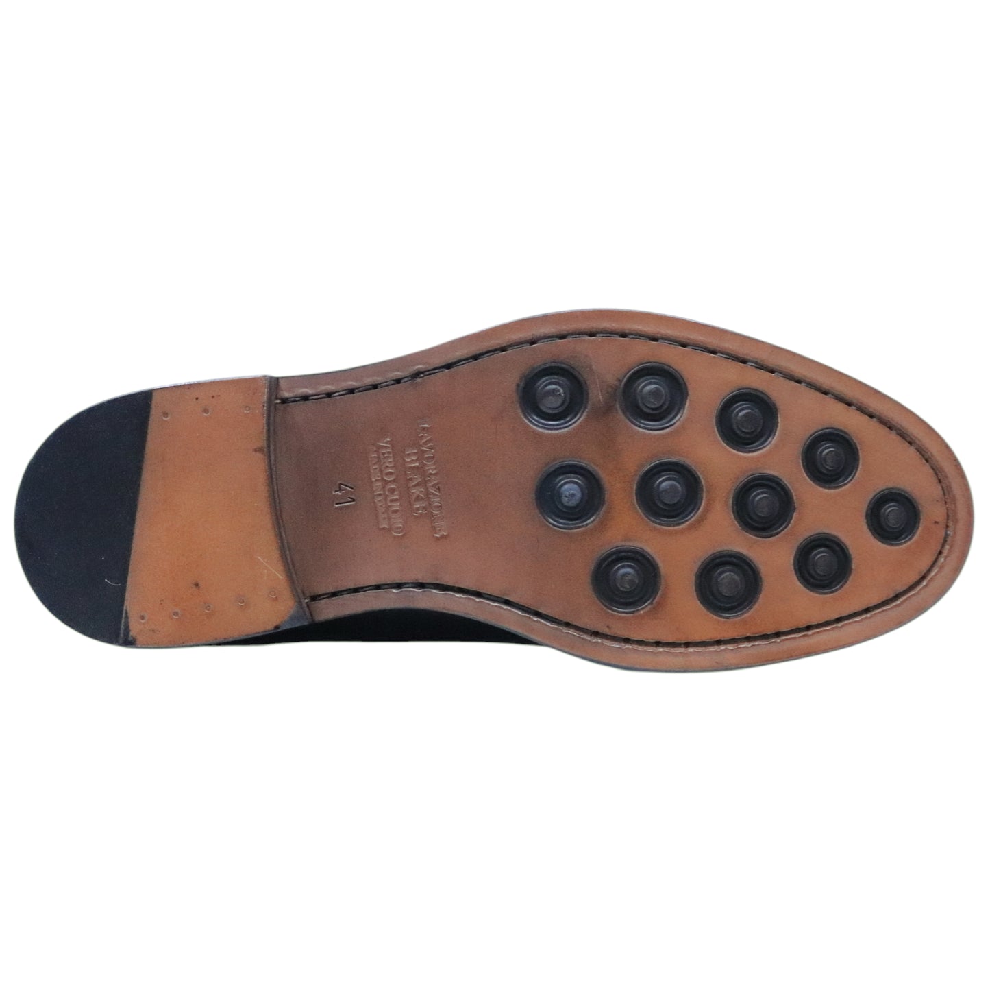 Crispiniano 3509 Crust Nero F. Cuoio Clipper mocassino uomo in pelle nera Made in Italy 